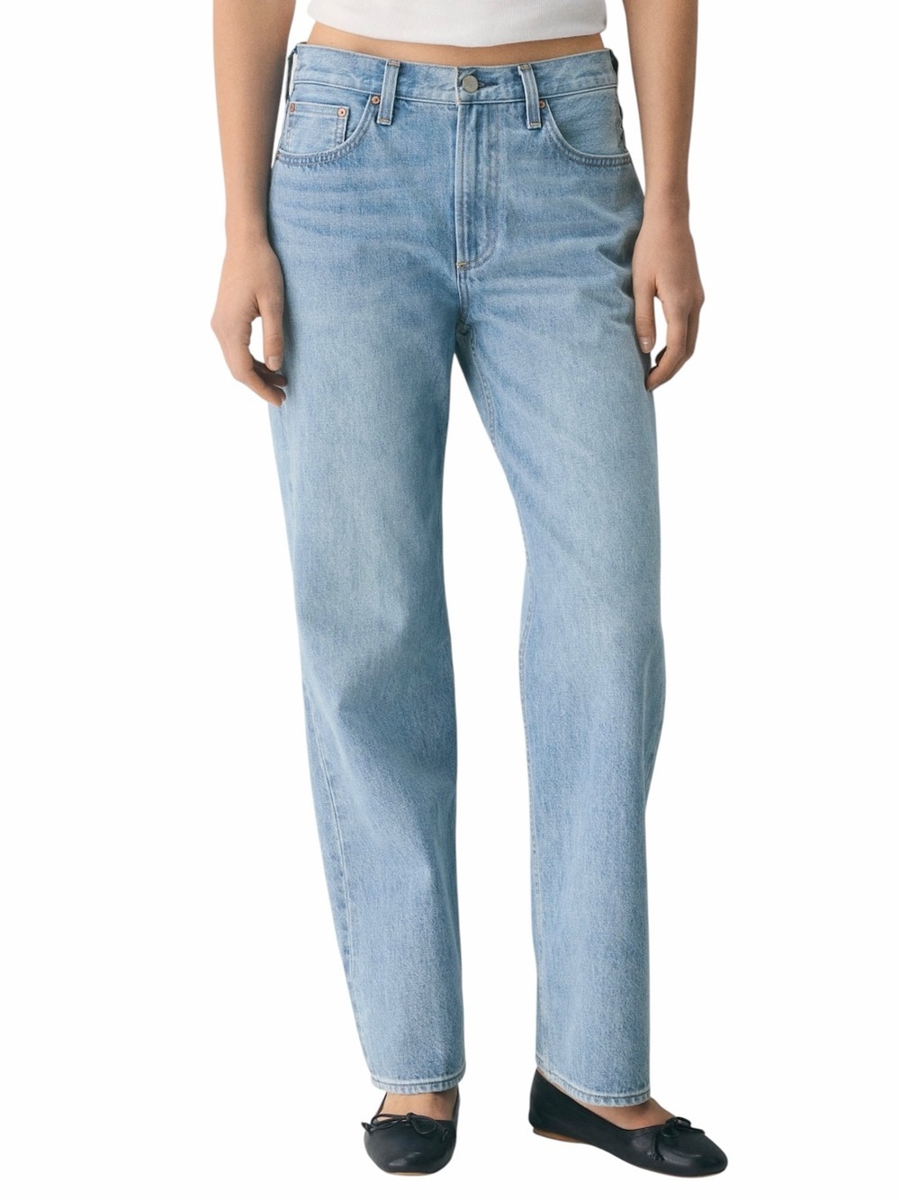 Aritzia Denim Forum The '90s Iggy Low-Rise Baggy Jean Blue Sz 26